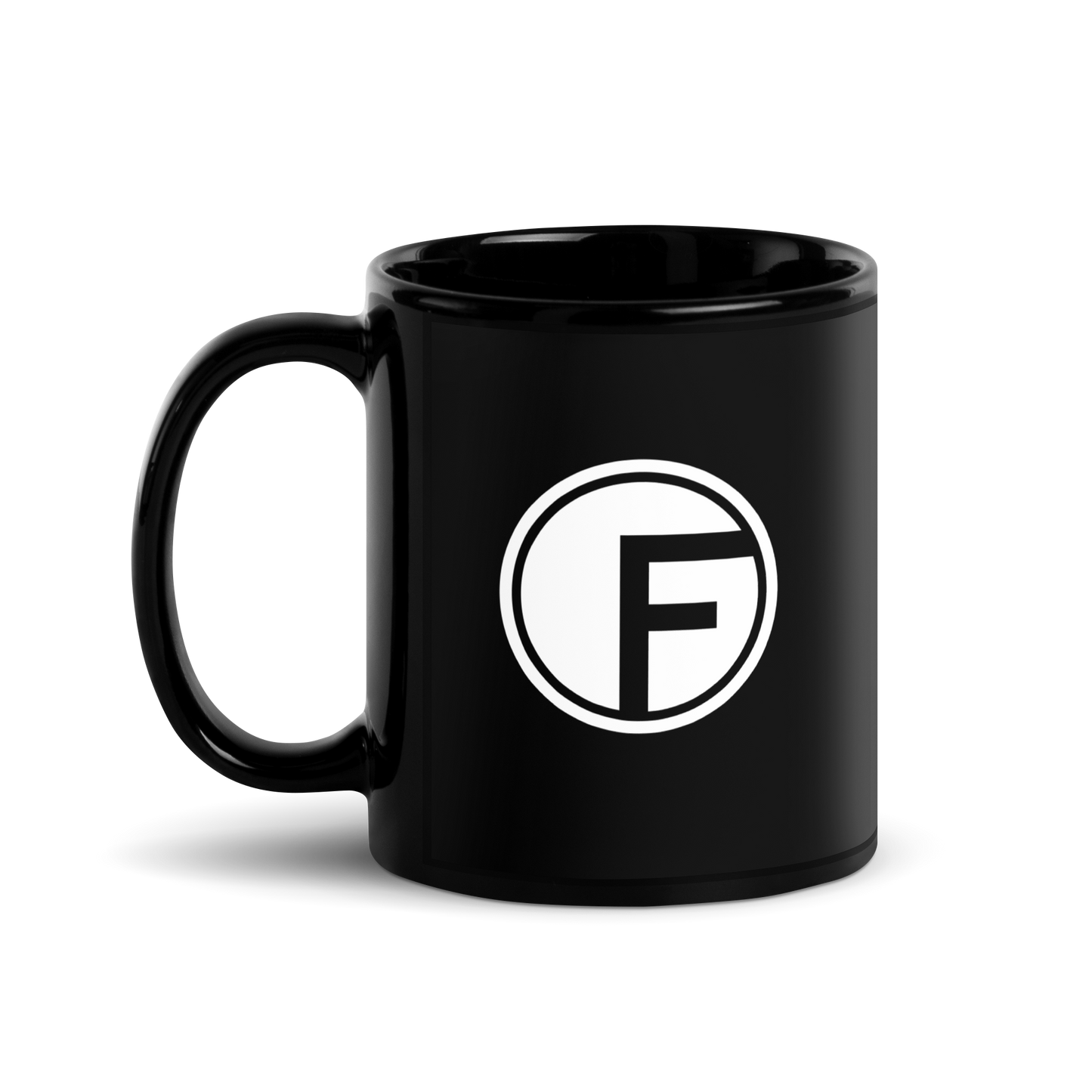 Foundations Logo Black Glossy Mug