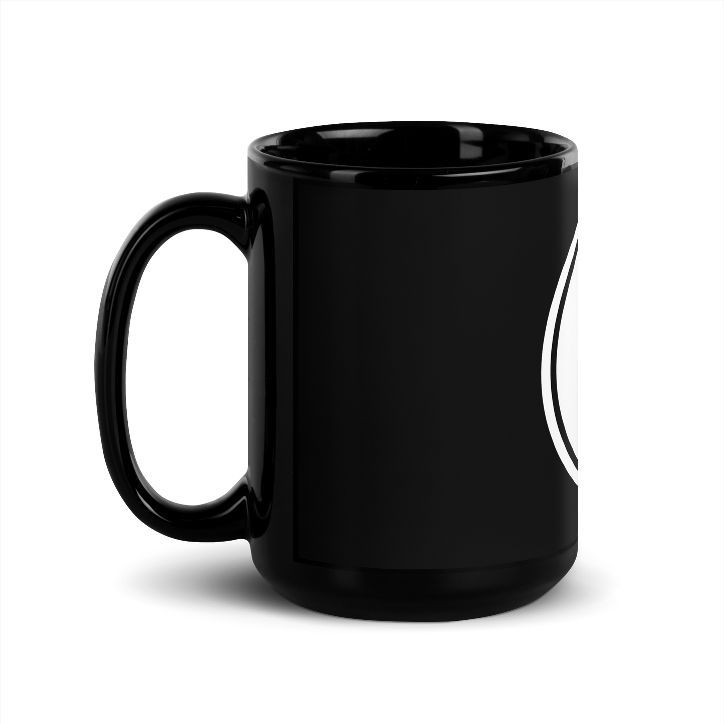 Foundations Logo Black Glossy Mug